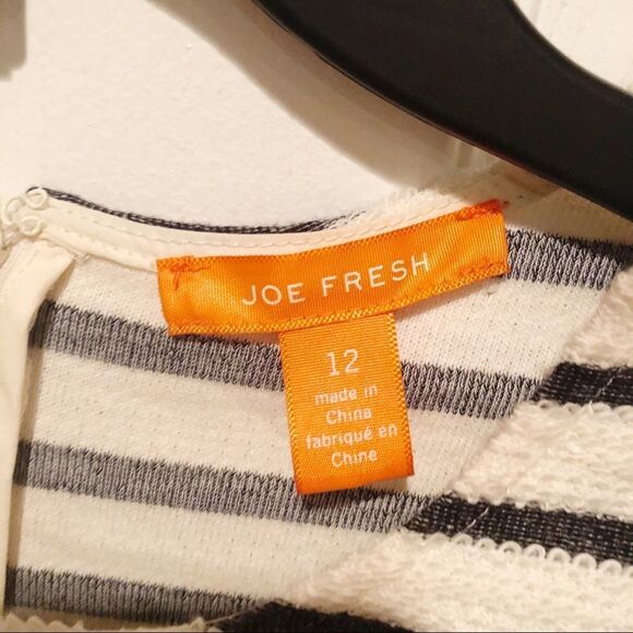 Joe Fresh Fit and Flare Striped Dress 12 - Picture 6 of 6